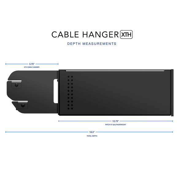 Flock Audio Patch XT DB25 Cable Hanger for XTH Patchbays Online now