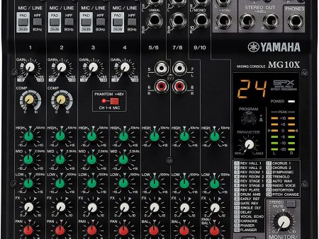 Yamaha MG10XCV 10 Input Stereo Mixer with Effects Online