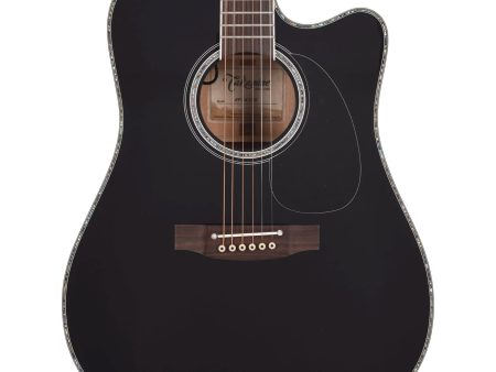 Takamine Legacy Series EF341DX Dreadnought Acoustic Electric Guitar, Black For Sale