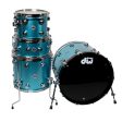 Drum Workshop Collectors Series 4-Piece Shell Kit - Lazer Blue Cheap