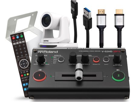 Roland Switching & Streaming Bundle - White For Cheap