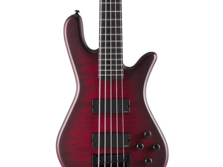 Spector NS Pulse 5 5 String Electric Bass in Black Cherry Matte For Discount