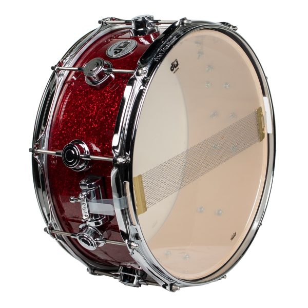 Drum Workshop Collectors Series 6x14 Snare Drum - Ruby Glass Online