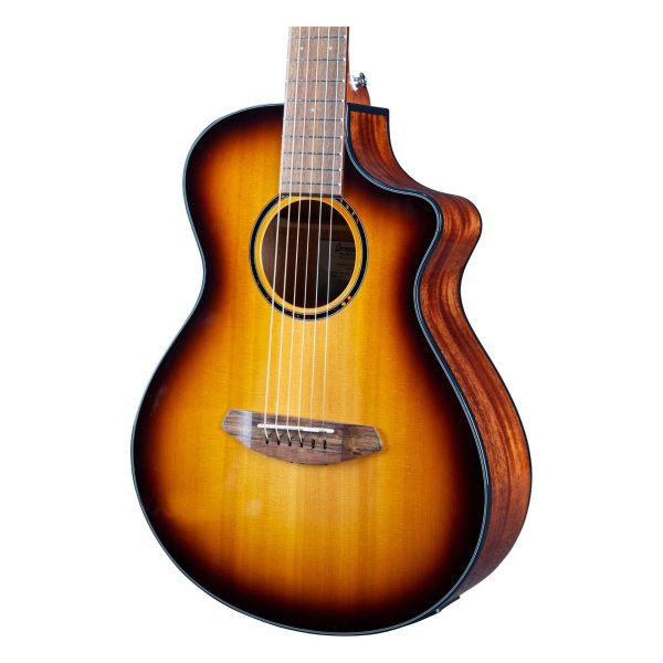 Breedlove Discovery S Companion Edgeburst CE Red Cedar African Mahogany Acoustic Electric Guitar Online