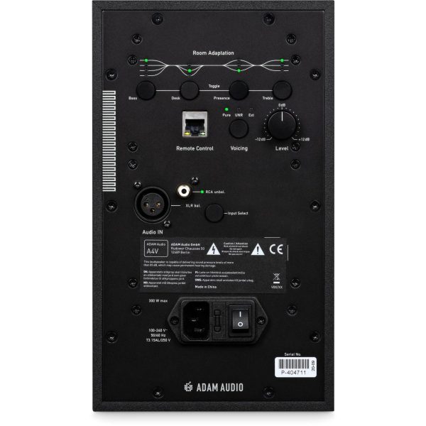 Adam Audio A4V 4” Powered Studio Monitor Each Fashion