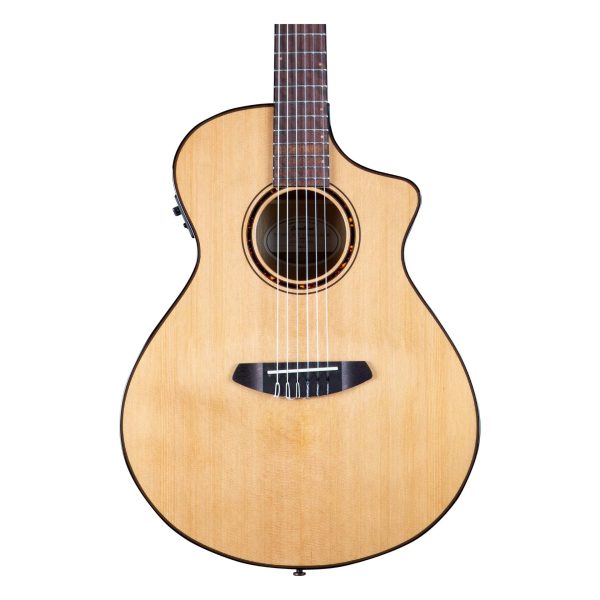 Breedlove Pursuit Exotic S Concert Nylon CE Red Cedar Myrtlewood Acoustic Electric For Cheap