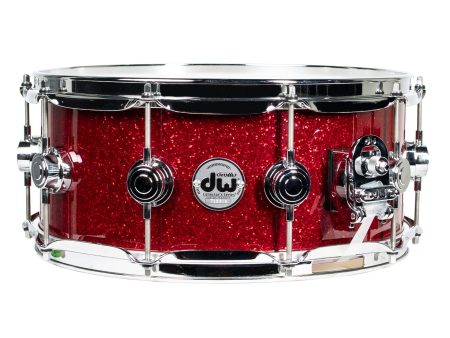 Drum Workshop Collectors Series 6x14 Snare Drum - Ruby Glass Online