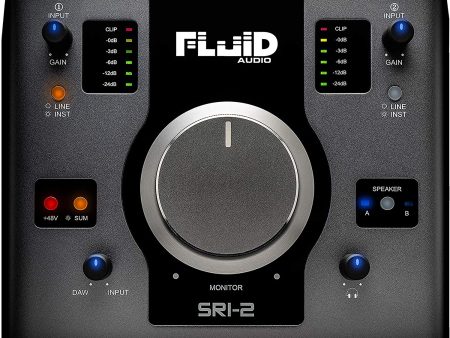 Fluid Audio SRI-2Interface 2x4 Recording Interface & Monitor Switcher For Discount