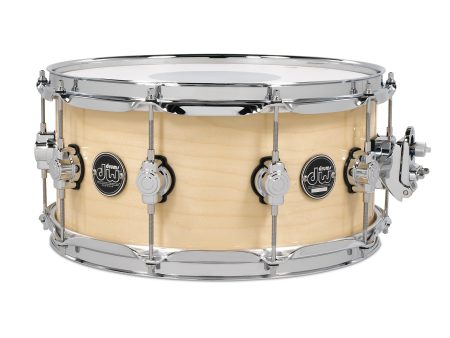 Drum Workshop Performance Series 6.5x14 Snare Drum - Ebony Stain Lacquer Fashion