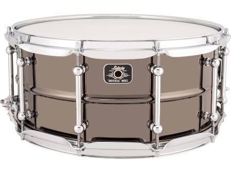 Ludwig Universal Series 6.5x14 Brass Snare Drum, Black Brass w  Chrome Hardware Online Sale