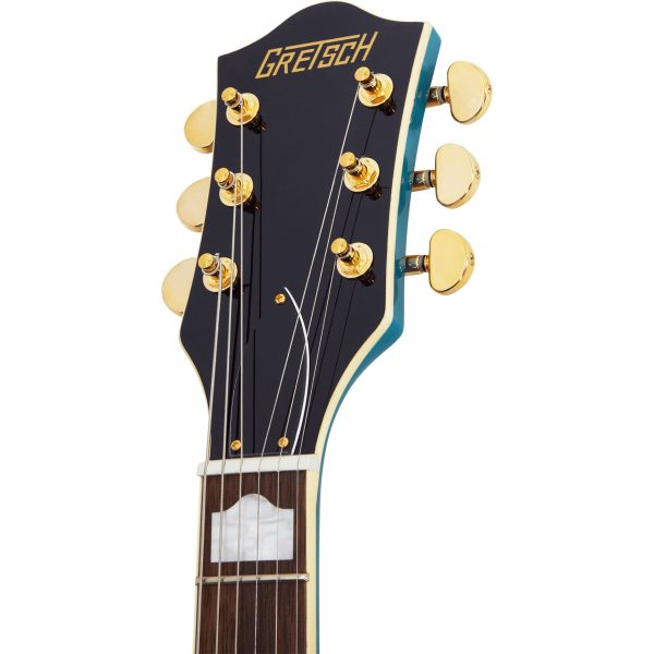 Gretsch Streamliner Hollow Body Single-Cut Electric Guitar, Ocean Turquoise Online Sale