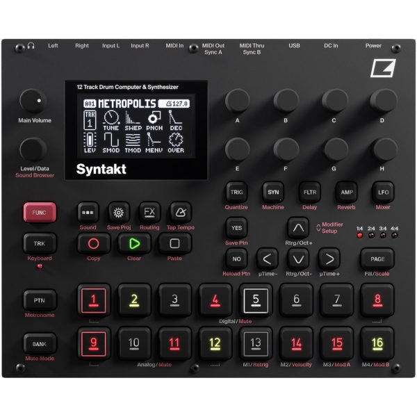 Elektron Syntakt 12 Track Drum Computer and Synthesizer Sale