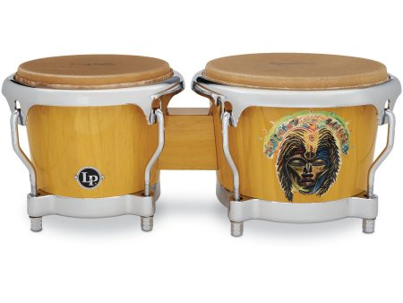 Latin Percussion Santana Africa Speaks 7-1 4-inch and 8-5 8-inch Bongo Set Discount