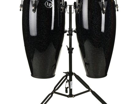 Latin Percussion LPA646 Santana Aspire Quinto Conga Set - Black Magic Online Hot Sale