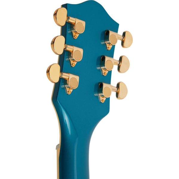 Gretsch Streamliner Hollow Body Single-Cut Electric Guitar, Ocean Turquoise Online Sale