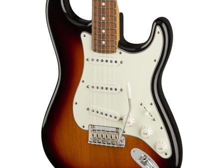 Fender Player Stratocaster® Electric Guitar, Pau Ferro, 3-Color Sunburst Hot on Sale