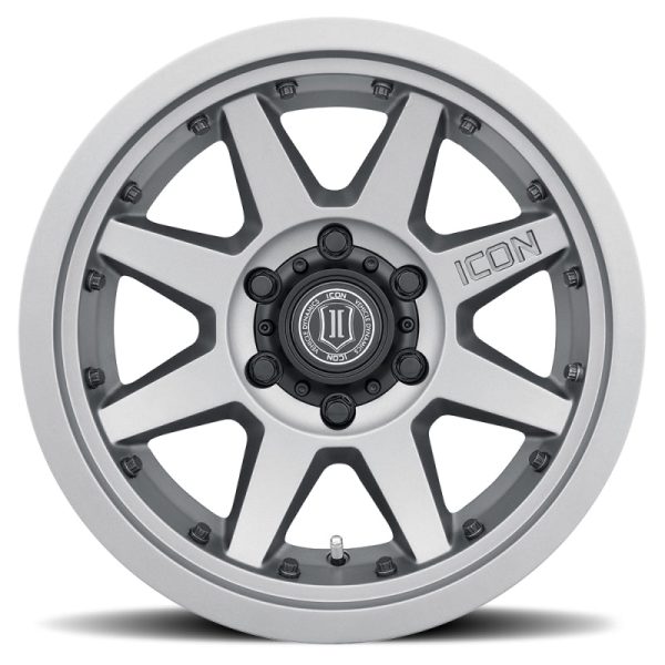 ICON Rebound Pro 17x8.5 5x4.5 0mm Offset 4.75in BS 71.5mm Bore Titanium Wheel on Sale