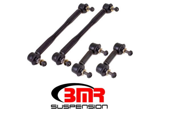 BMR 14-17 Chevy SS Front and Rear Sway Bar End Link Kit - Black For Cheap