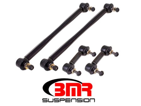 BMR 10-11 5th Gen Camaro Front and Rear Sway Bar End Link Kit - Black Online now