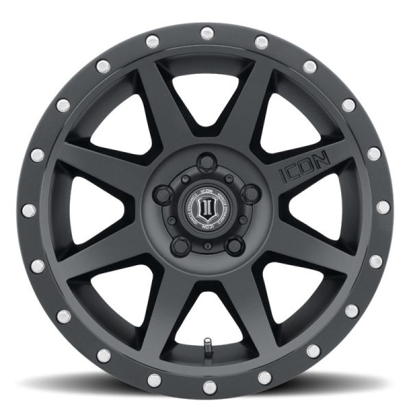 ICON Rebound Pro 17x8.5 5x4.5 0mm Offset 4.75in BS 71.5mm Bore Satin Black Wheel Online now