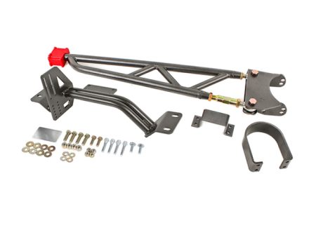 BMR 93-02 F-Body w  DSL Torque Arm Tunnel Mount (For Long Tube Headers) - Black Hammertone Fashion