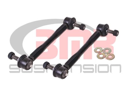 BMR 15-17 S550 Mustang Front Sway Bar End Link Kit - Black Fashion