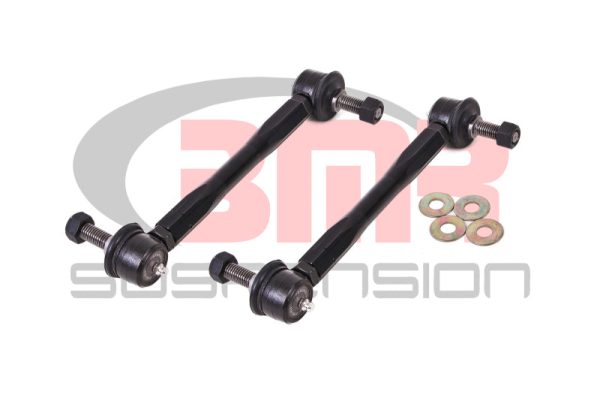 BMR 15-17 S550 Mustang Front Sway Bar End Link Kit - Black Fashion