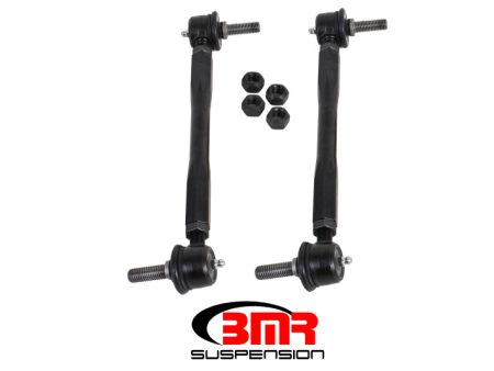 BMR 05-14 S197 Mustang Front Sway Bar End Link Kit - Black For Sale