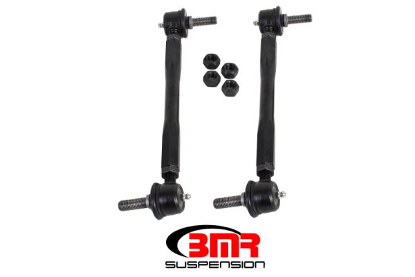 BMR 05-14 S197 Mustang Front Sway Bar End Link Kit - Black For Sale