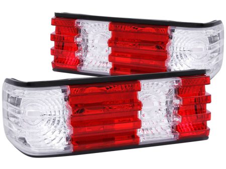 ANZO 1986-1991 Mercedes Benz S Class W126 Taillights Red Clear Sale