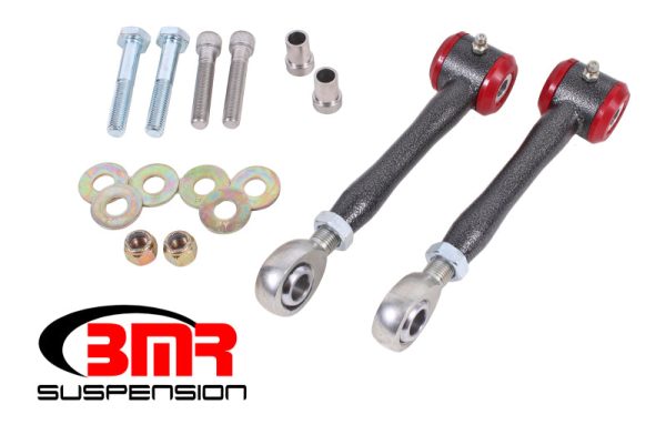 BMR 16-17 6th Gen Camaro Rear Sway Bar End Link Kit - Black Hammertone on Sale