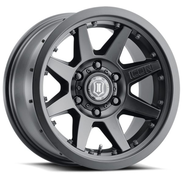 ICON Rebound Pro 17x8.5 5x4.5 0mm Offset 4.75in BS 71.5mm Bore Satin Black Wheel Online now