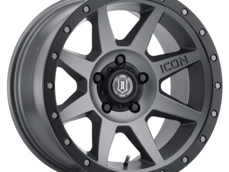 ICON Rebound Pro 17x8.5 5x4.5 0mm Offset 4.75in BS 71.5mm Bore Titanium Wheel on Sale