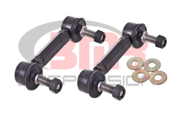 BMR 15-17 S550 Mustang Rear Sway Bar End Link Kit - Black Hot on Sale