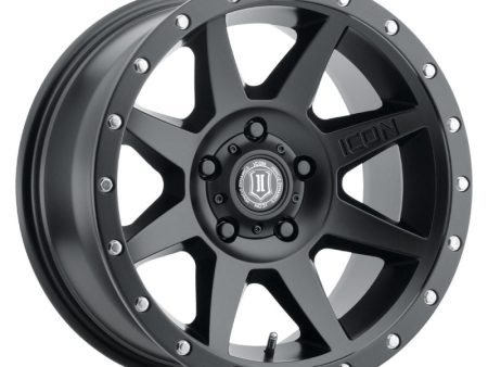 ICON Rebound Pro 17x8.5 5x4.5 0mm Offset 4.75in BS 71.5mm Bore Satin Black Wheel Online now