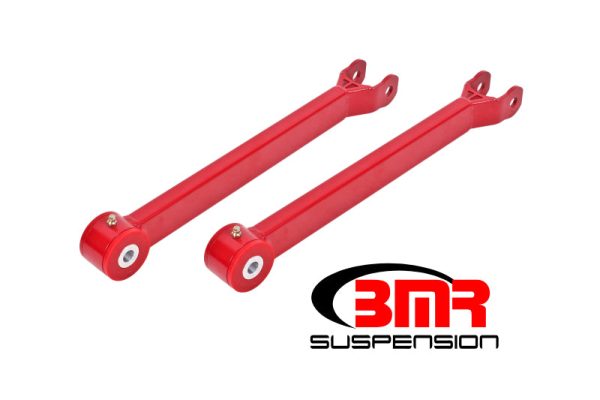 BMR 08-17 Challenger Non-Adj. Lower Trailing Arms (Polyurethane) - Red For Cheap