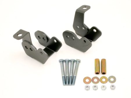 BMR 82-02 3rd Gen F-Body Bolt-On Control Arm Relocation Brackets - Black Hammertone Online