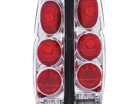 ANZO 1986-1997 Nissan Hardbody Taillights Chrome Sale