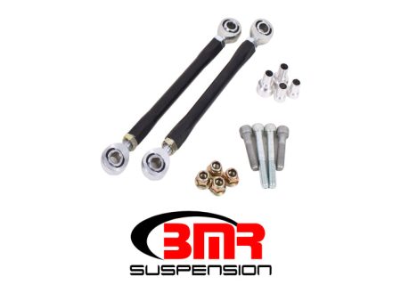 BMR 08-17 Challenger Rear Sway Bar End Link Kit - Black on Sale