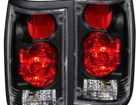 ANZO 1986-1993 Mazda B2000 Taillights Black Online