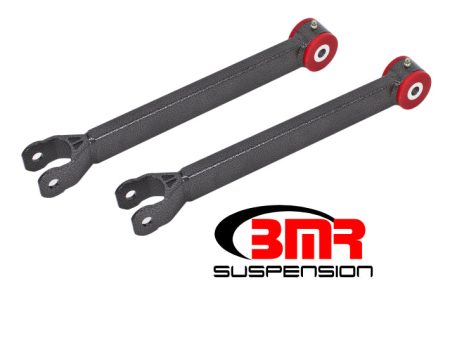 BMR 08-17 Challenger Non-Adj. Lower Trailing Arms (Polyurethane) - Black Hammertone For Discount