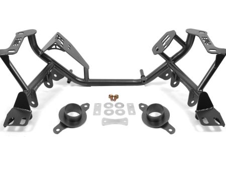 BMR 79-95 Ford Mustang K-Member Standard Version w Spring Perches - Black Hammertone Online Hot Sale