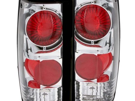 ANZO 1982-1994 Chevrolet S-10 Taillights Chrome Discount