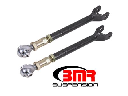 BMR 08-17 Challenger Lower Trailing Arms w  On-Car Adj. Rod Ends - Black Hammertone Online Hot Sale